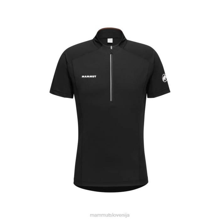 Črna oblačila 2JLD137 moški Mammut aenergy fl majica s pol zadrgo
