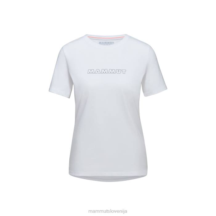 bela oblačila 2JLD1039 ženske Mammut osrednji logotip majice
